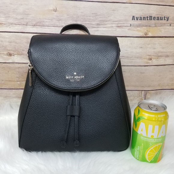 Kate Spade Medium Flap Backpack Leila Black New main image 7
